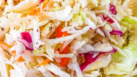 creamy coleslaw dressing with red wine vinegar Easy Vinegar Coleslaw