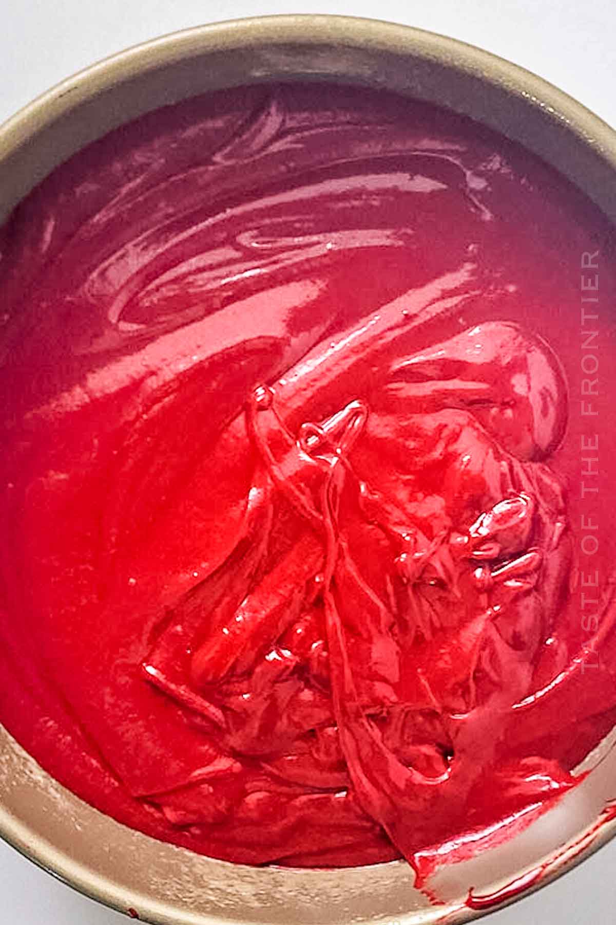 batter for red velvet cake