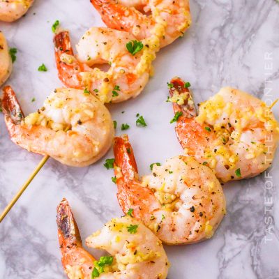 Shrimp Skewers in Oven