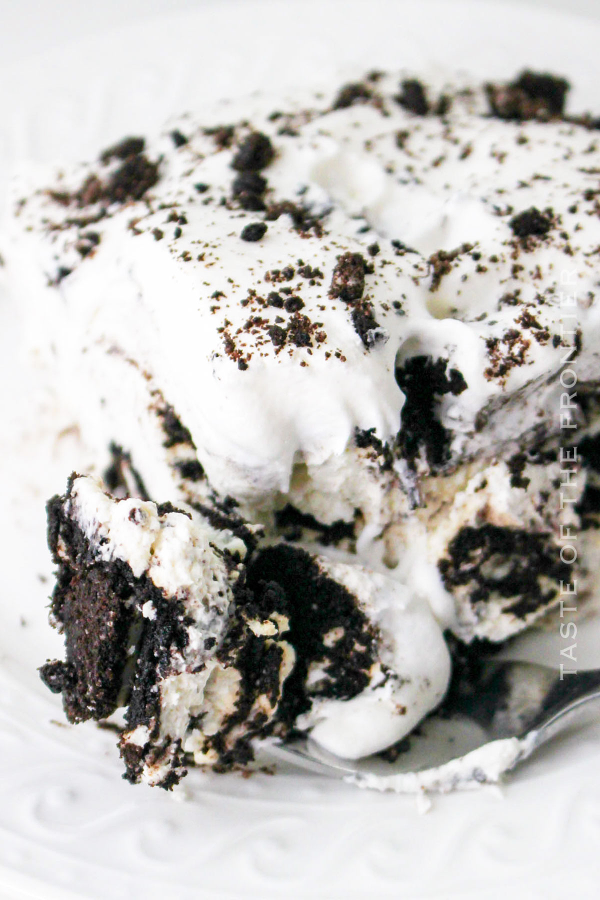 layers of cookies and cream