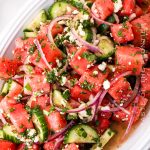 Watermelon Salad with Goat Cheese