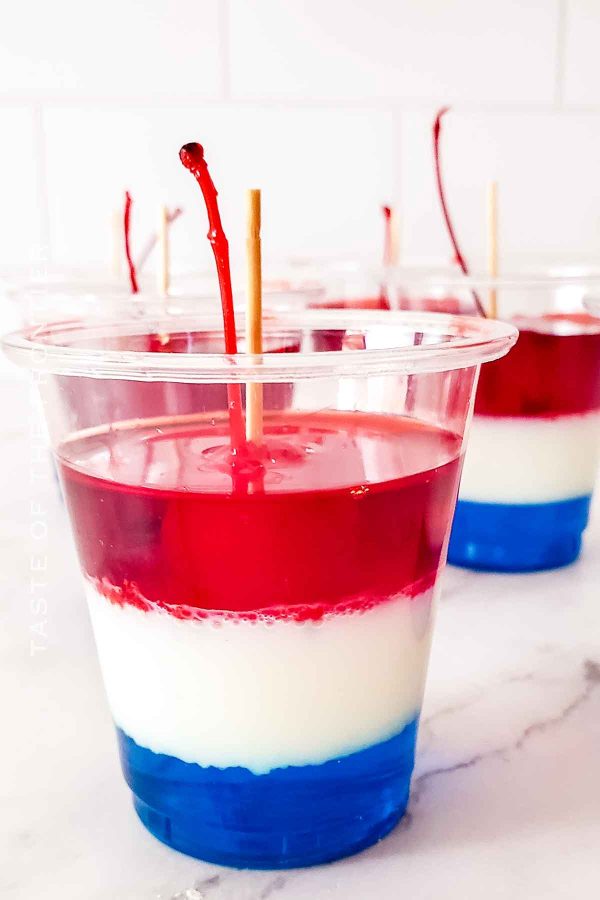 Bomb Pop Jello Shots