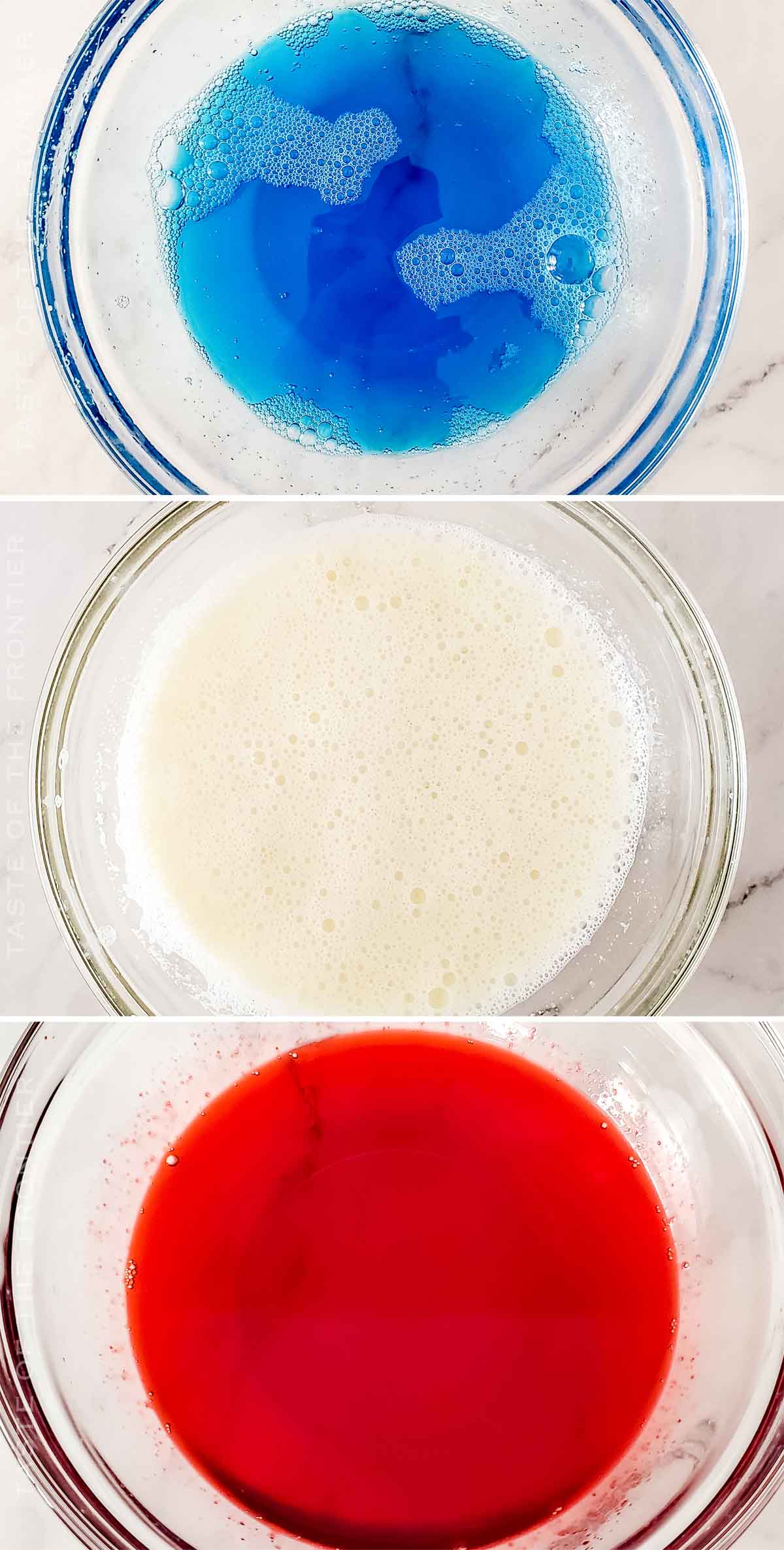 how to make Bomb Pop Jello Shots