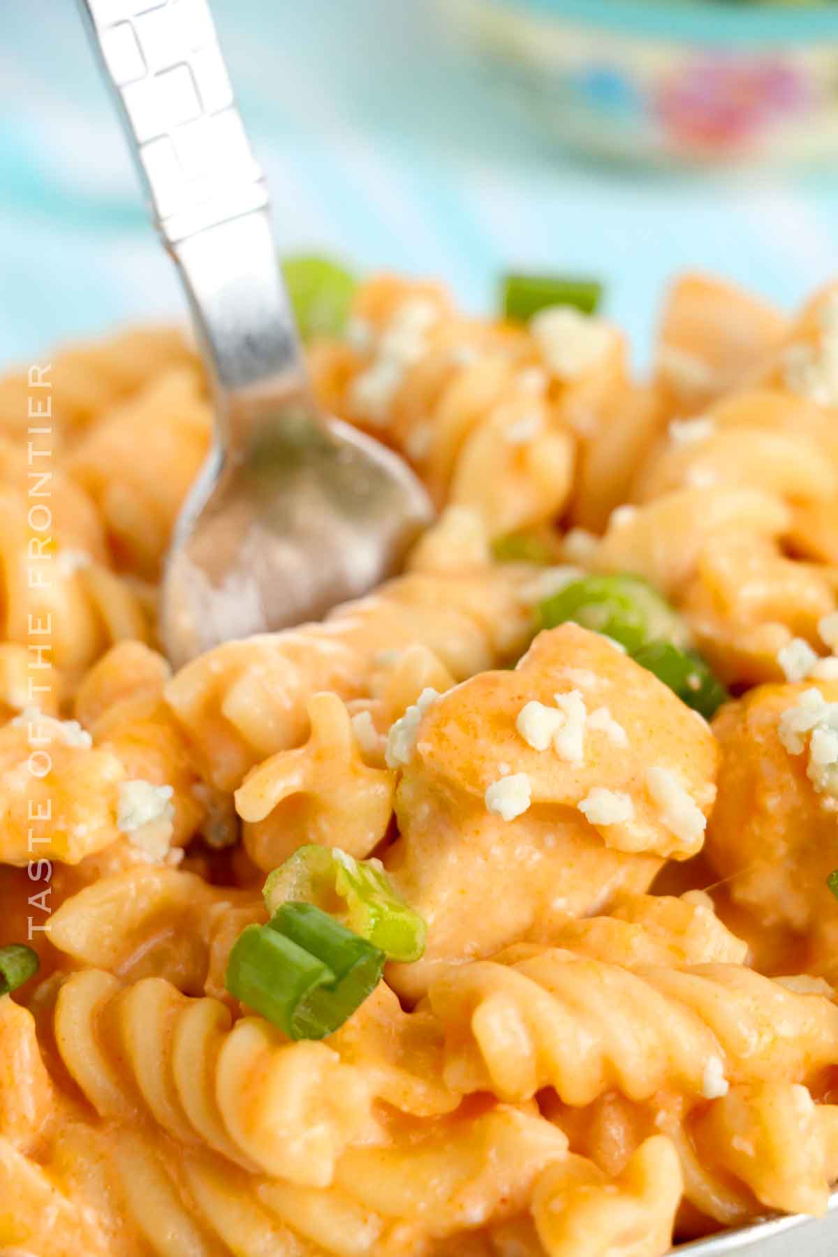 Buffalo Chicken Pasta pressure cooker