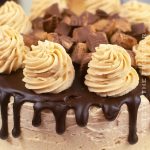 Chocolate Cake with Peanut Butter Frosting