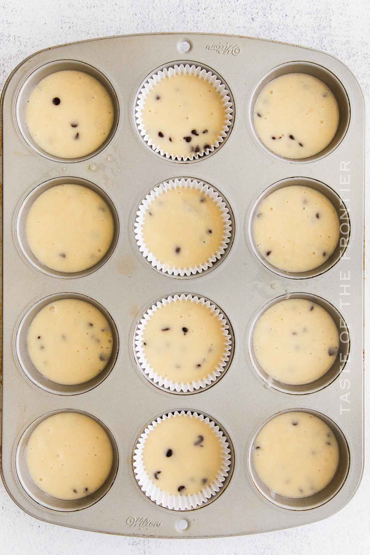 how to make Chocolate Chip Cupcakes