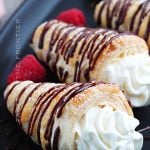 Cream Horns with Puff Pastry