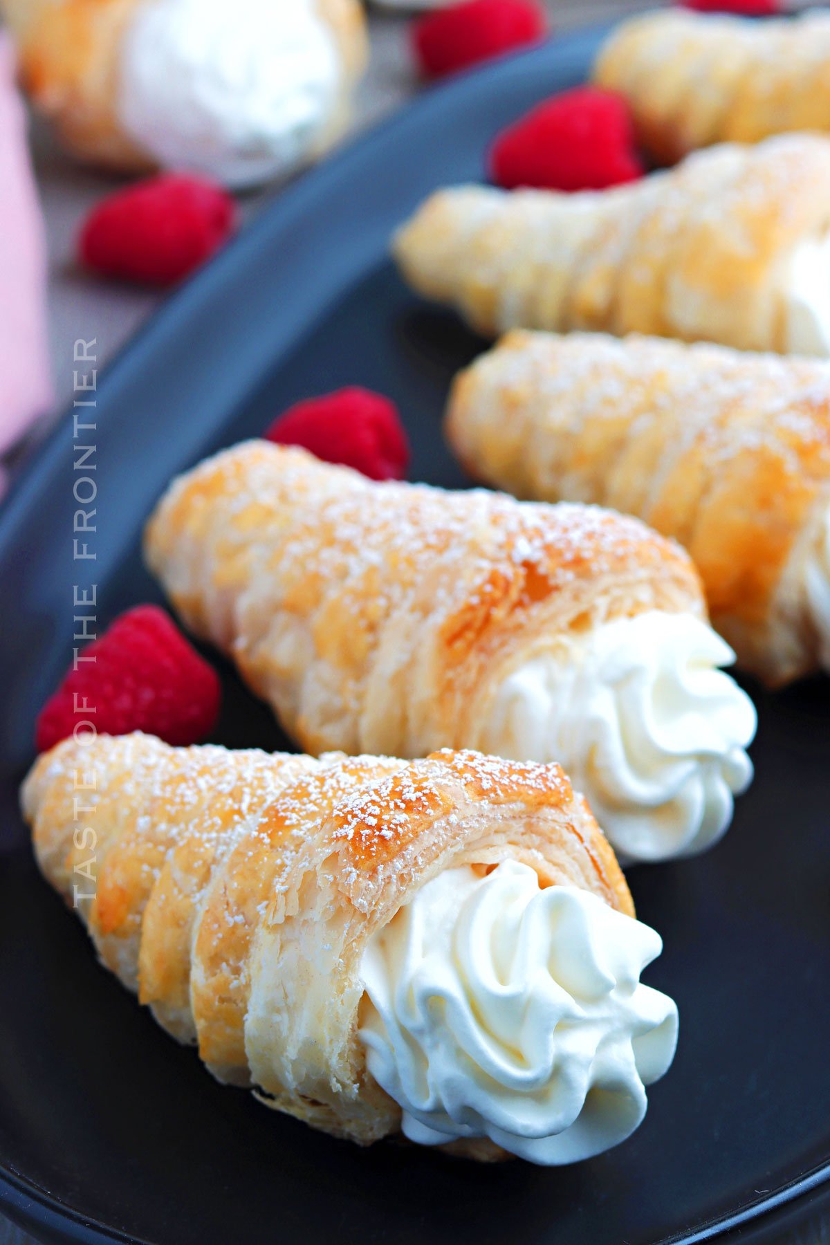 Cream Horns with Puff Pastry Recipe