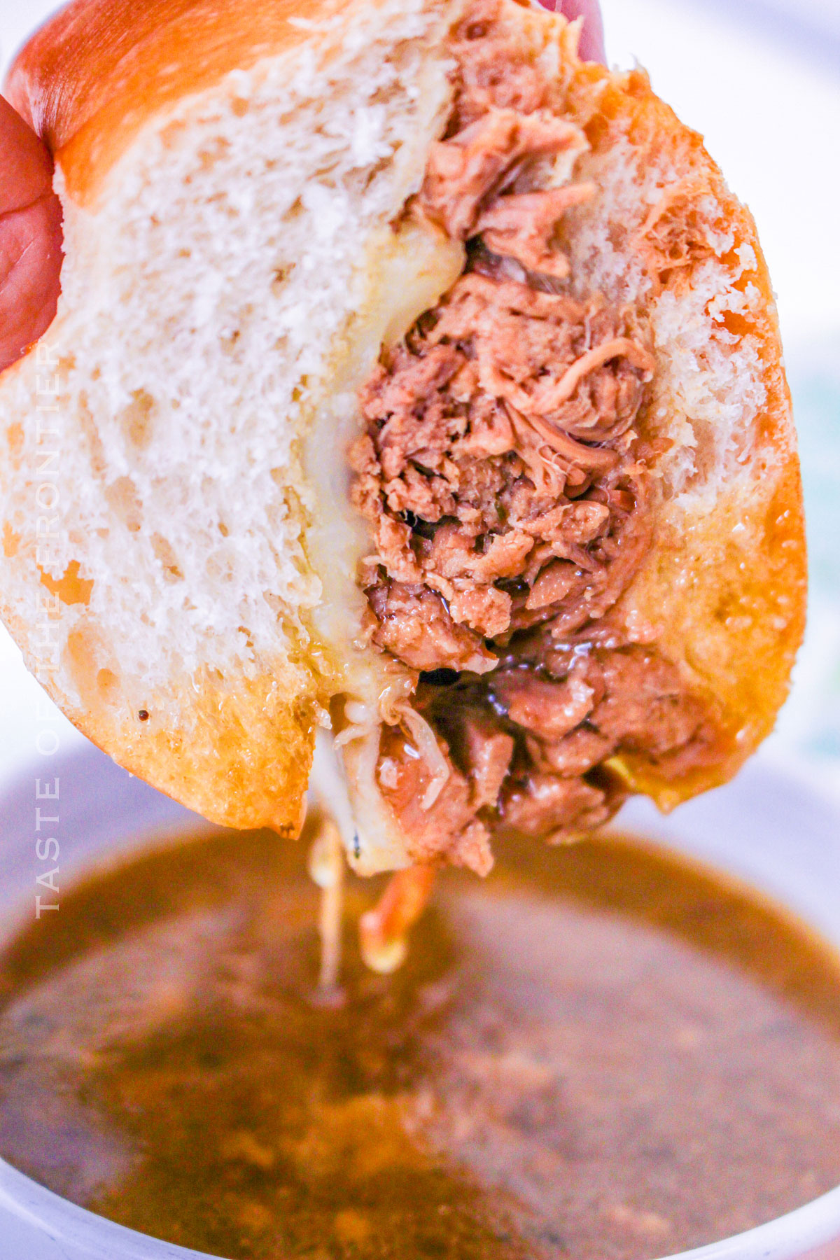 Crockpot French Dip Sandwiches