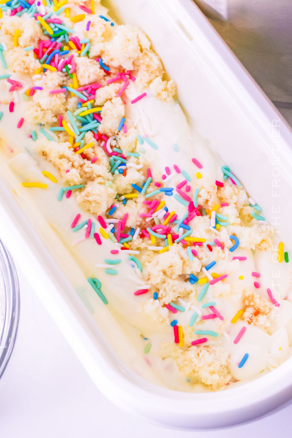 frozen treat with sprinkles