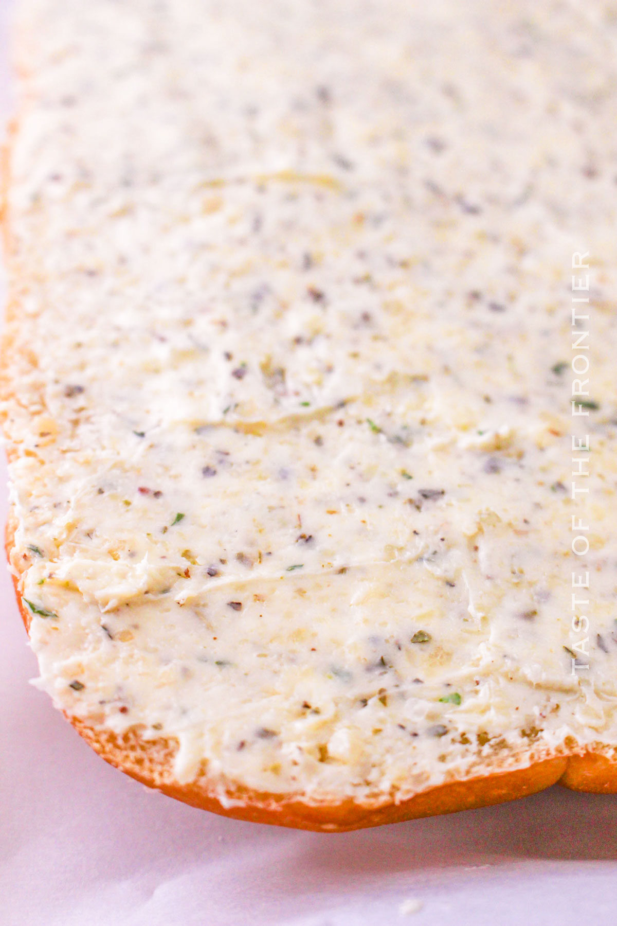 butter and parmesan cheese spread