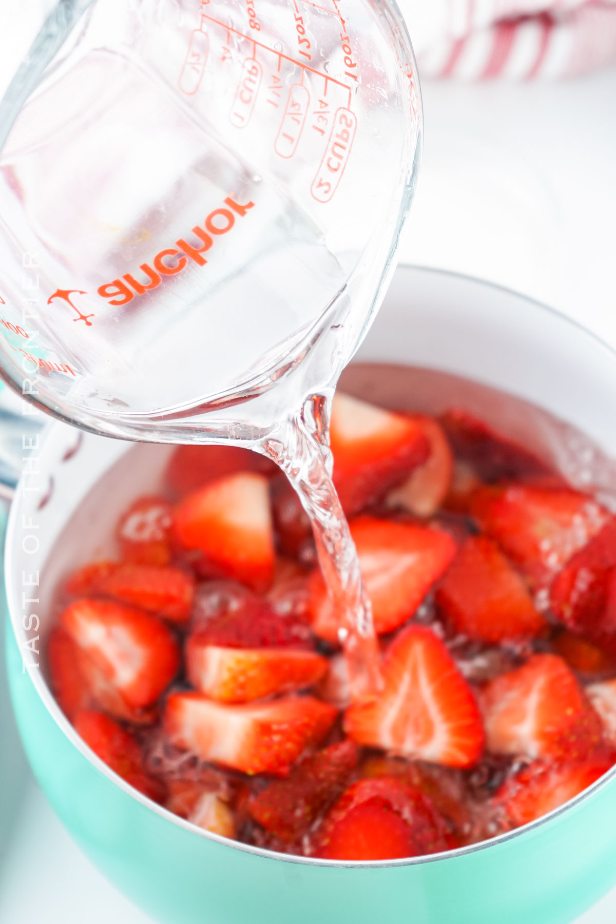 how to make Strawberry Simple Syrup