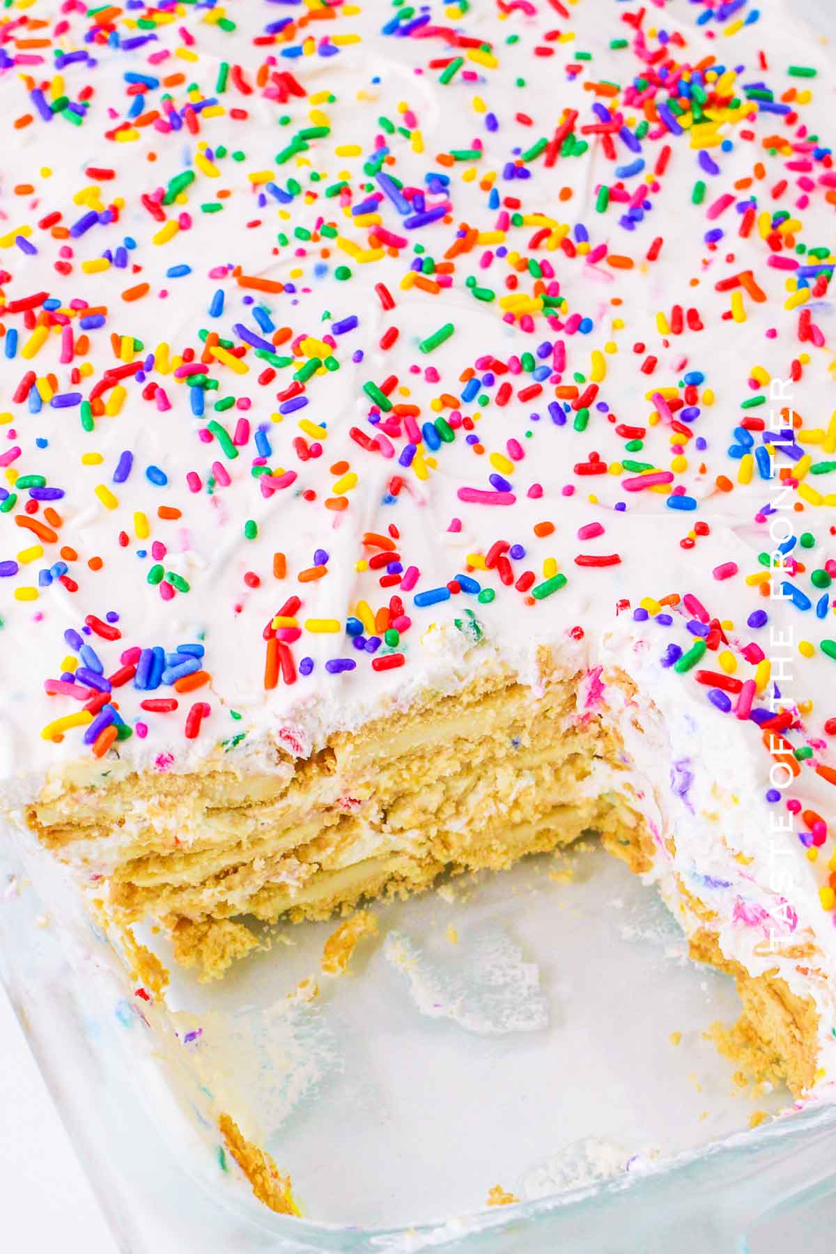 Funfetti Icebox Cake