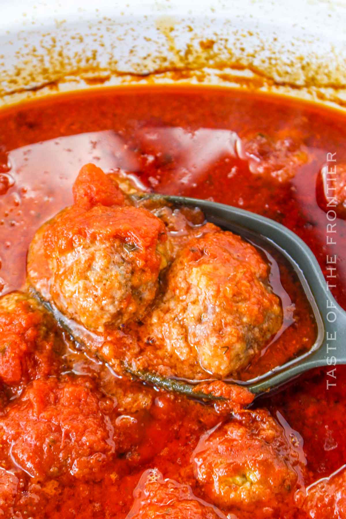 marinara and meatballs