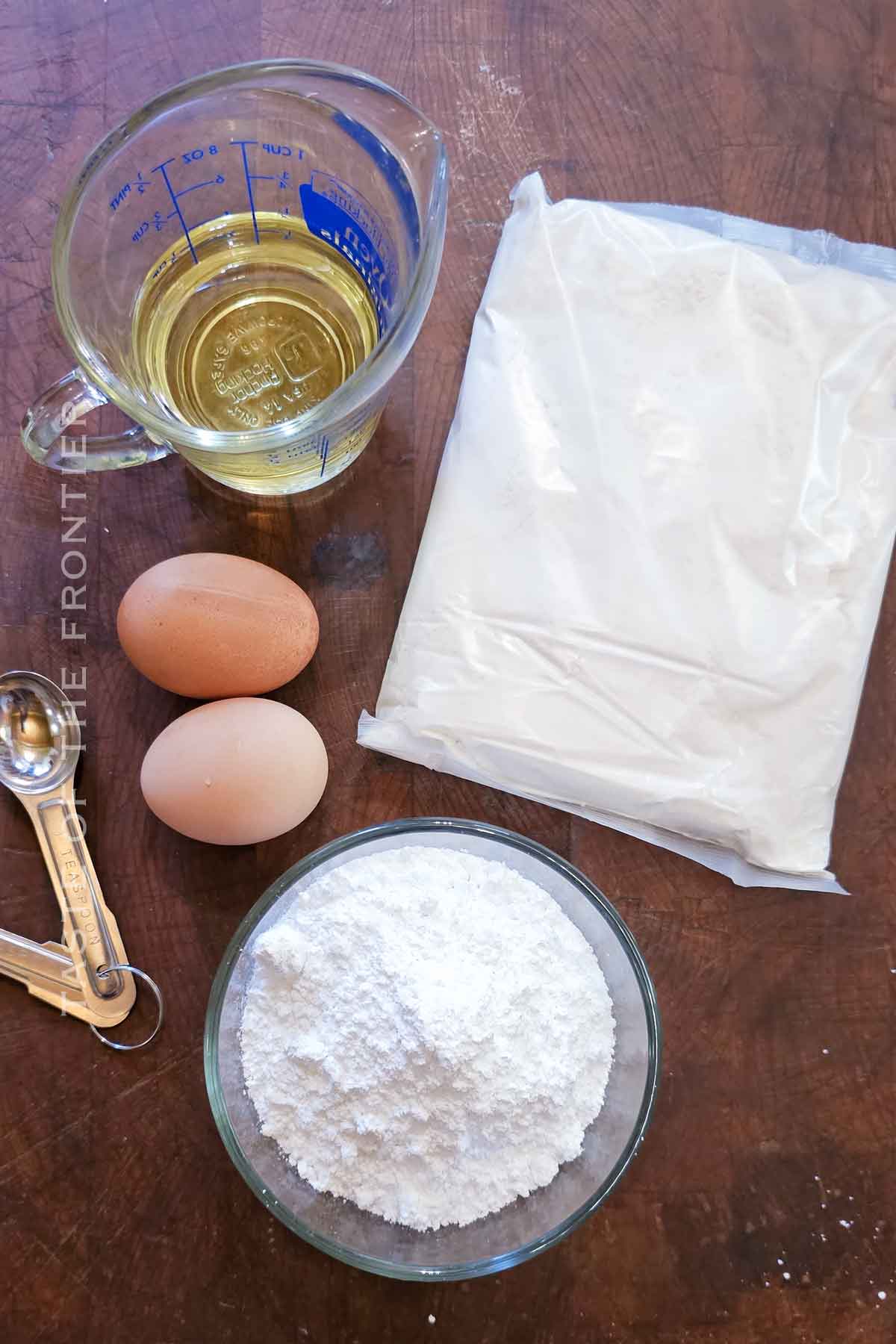 Lemon Cake Mix Cookie ingredients