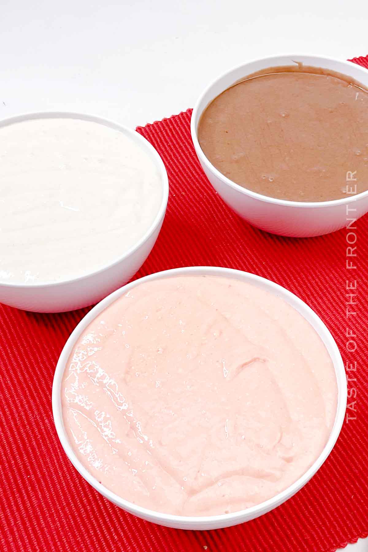 Neopolitan Cake ingredients