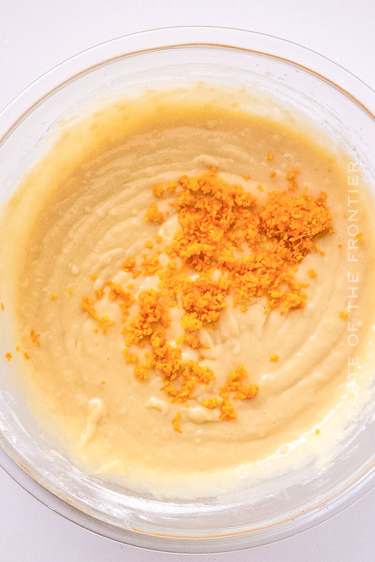 orange cake batter