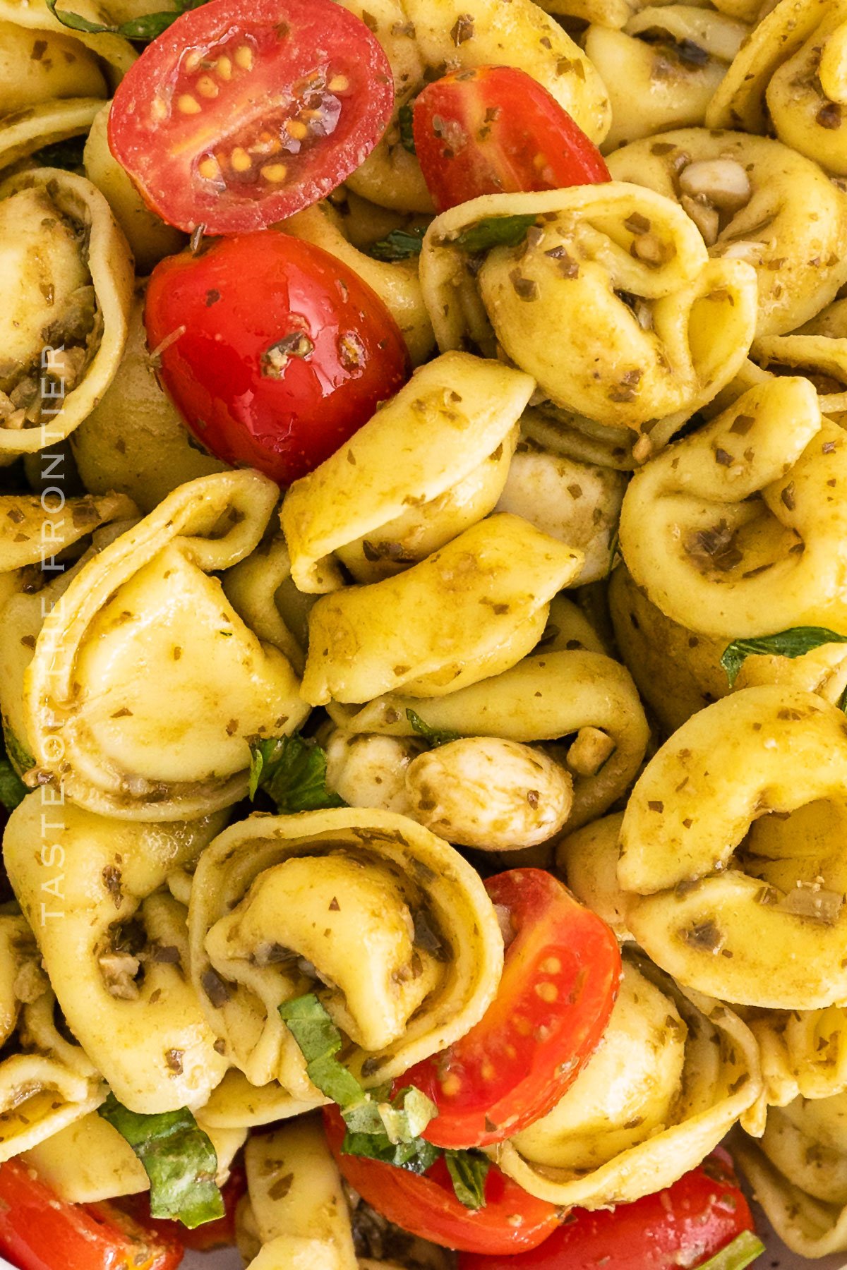 5 ingredient Pesto with Tortellini