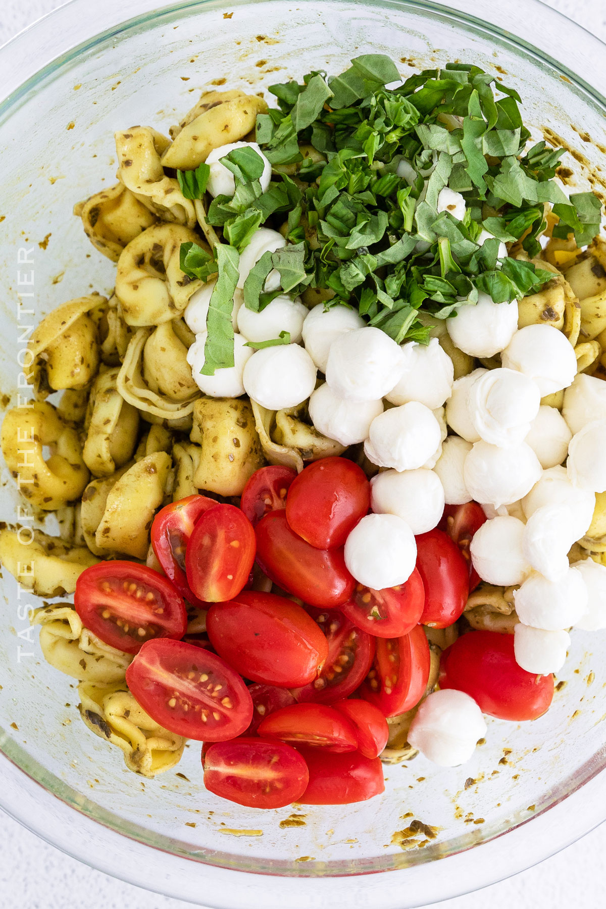 how to make Pesto with Tortellini