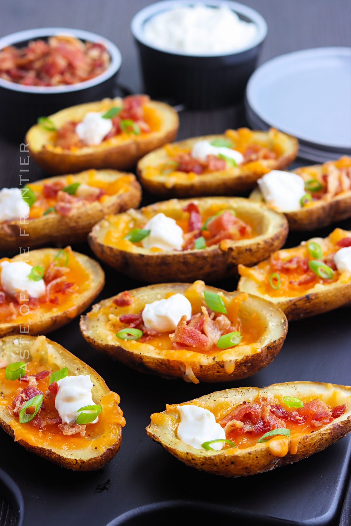 pellet grill potato skins