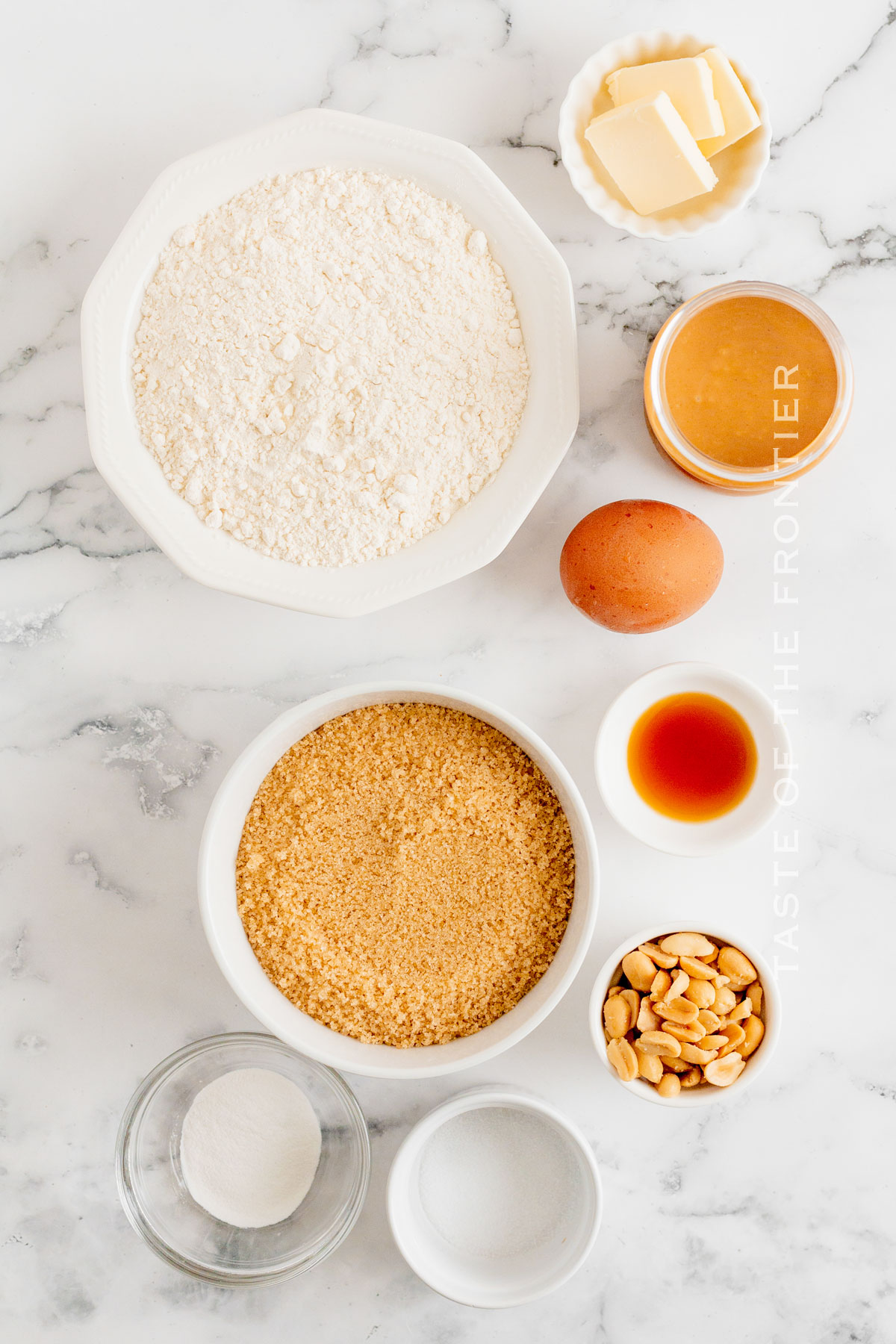 Peanut Butter Blondie ingredients