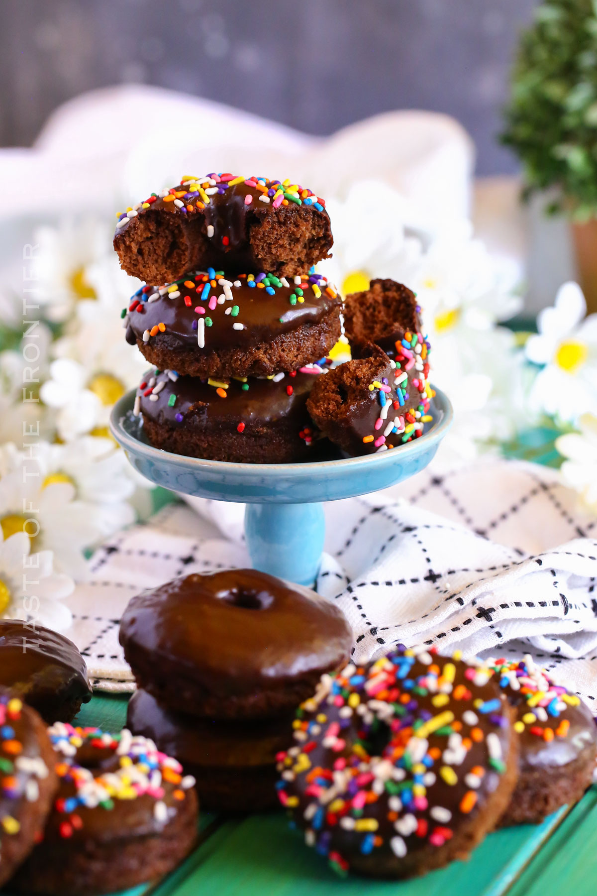 how to make donuts from brownie mix