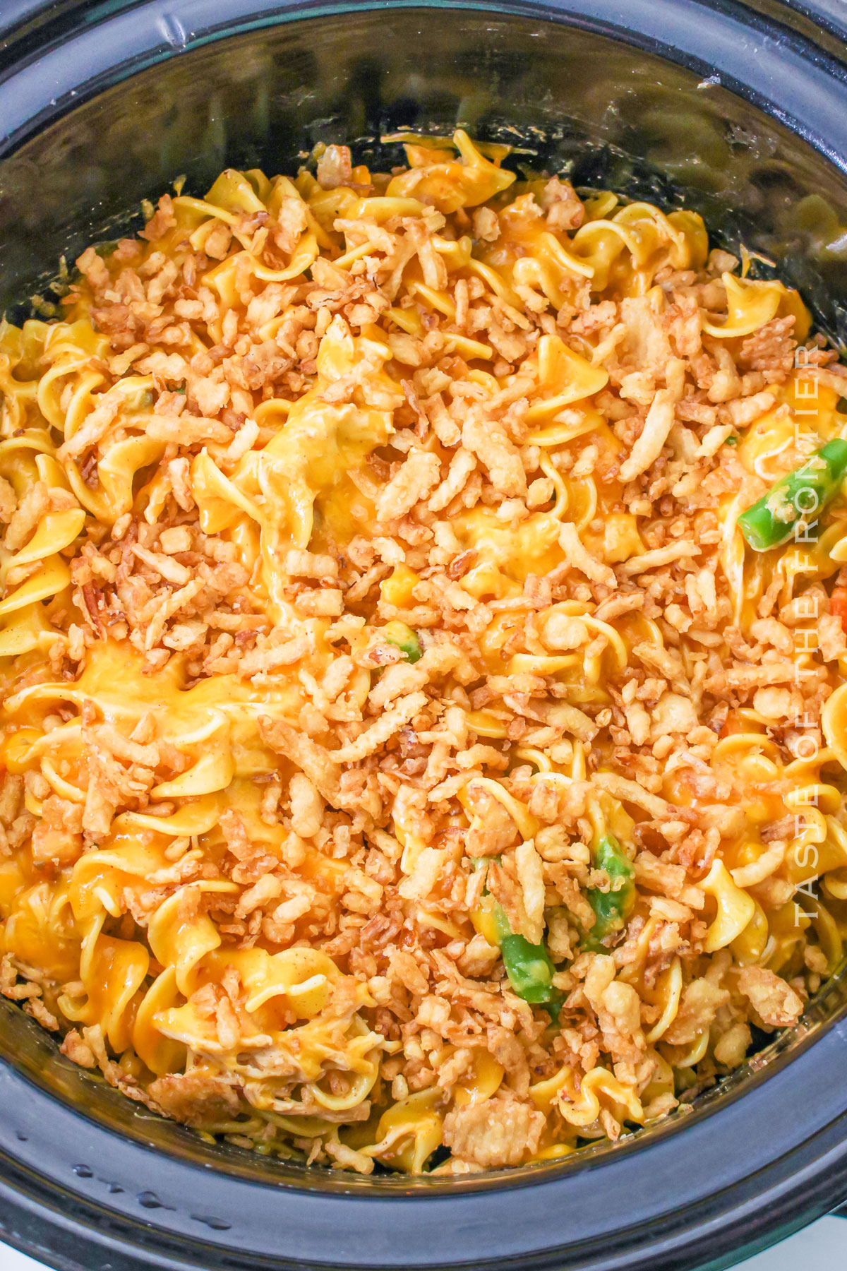 Slow Cooker Chicken Noodle Casserole