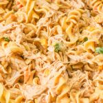 Slow Cooker Chicken Pasta, AKA Crockpot Chicken Noodle Casserole