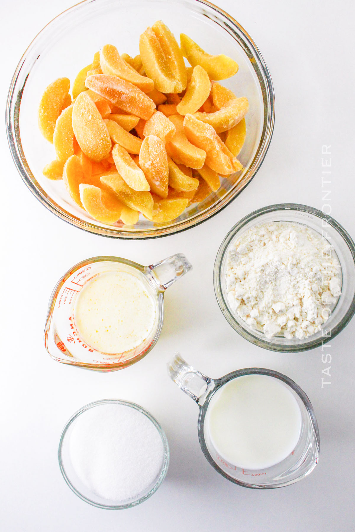 Peach Cobbler with Bisquick ingredients