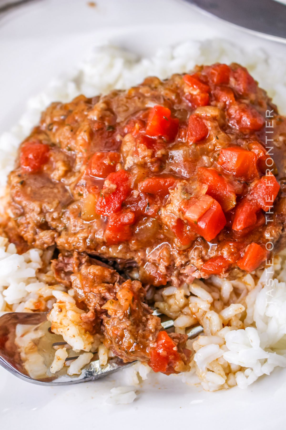 steak dinner in the slow cooker