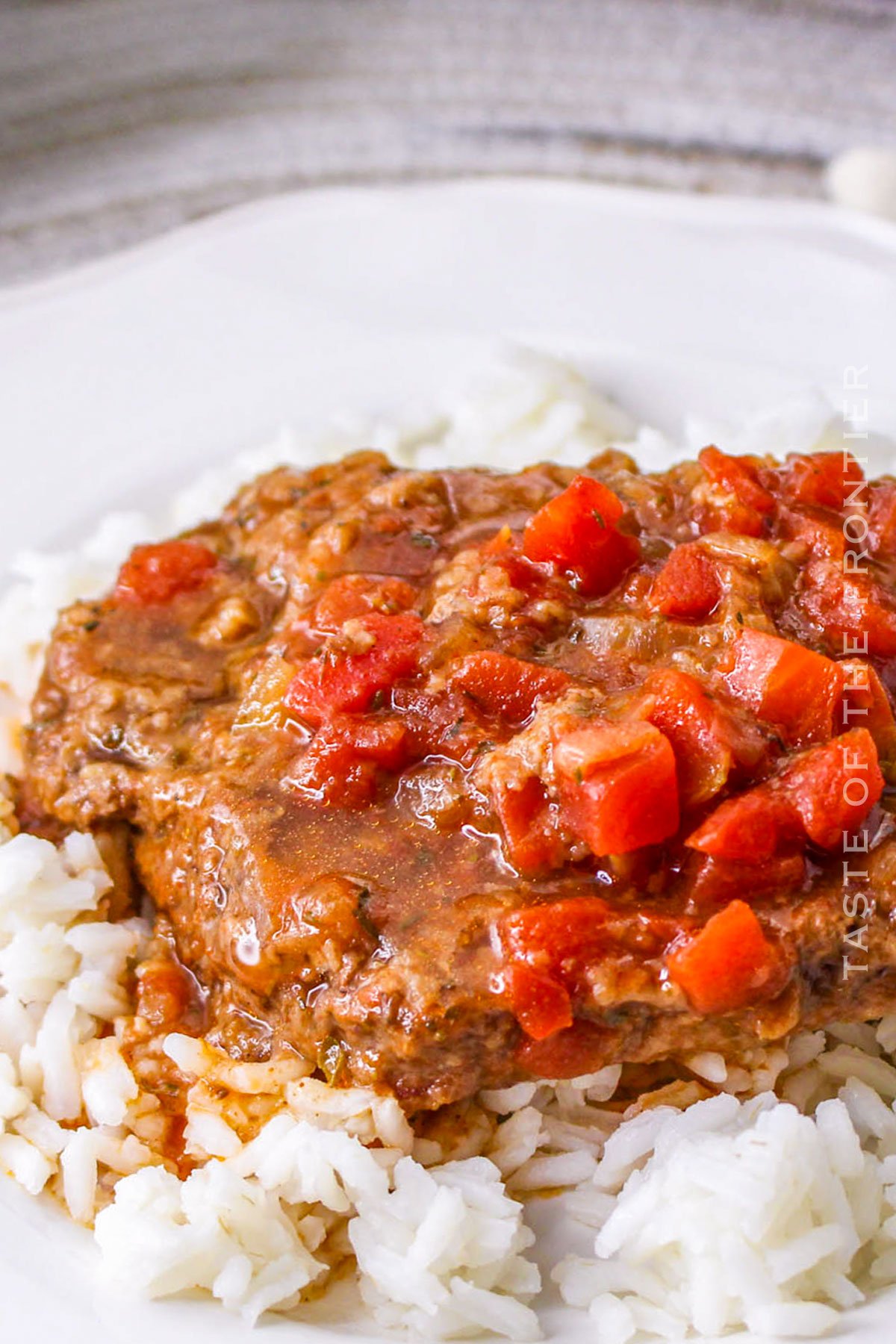 beef on rice dinner