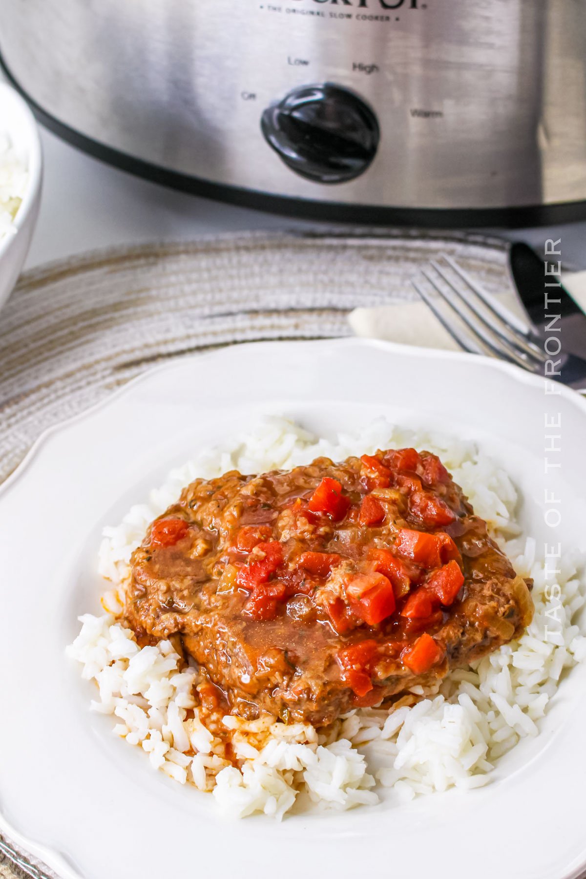 Cubed Steak with Tomatoes