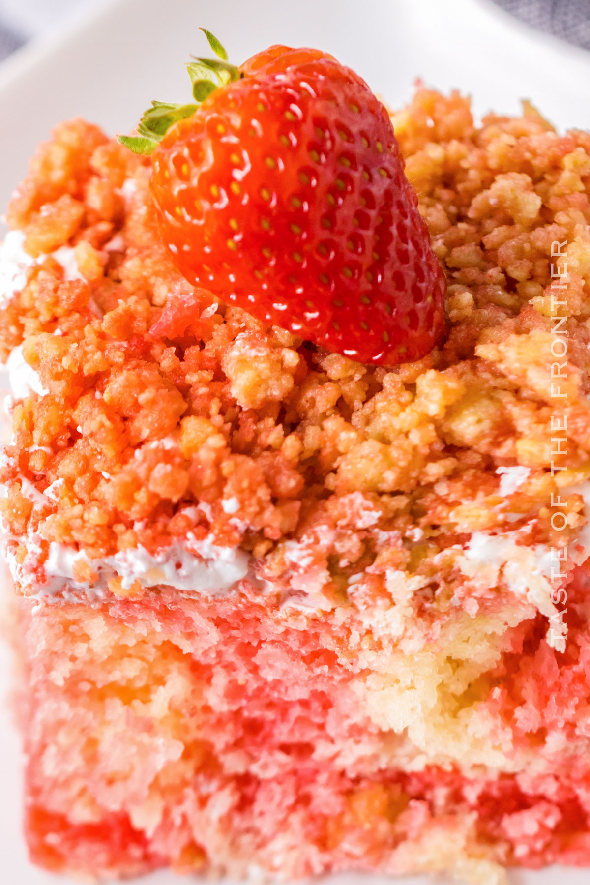summer strawberry cake