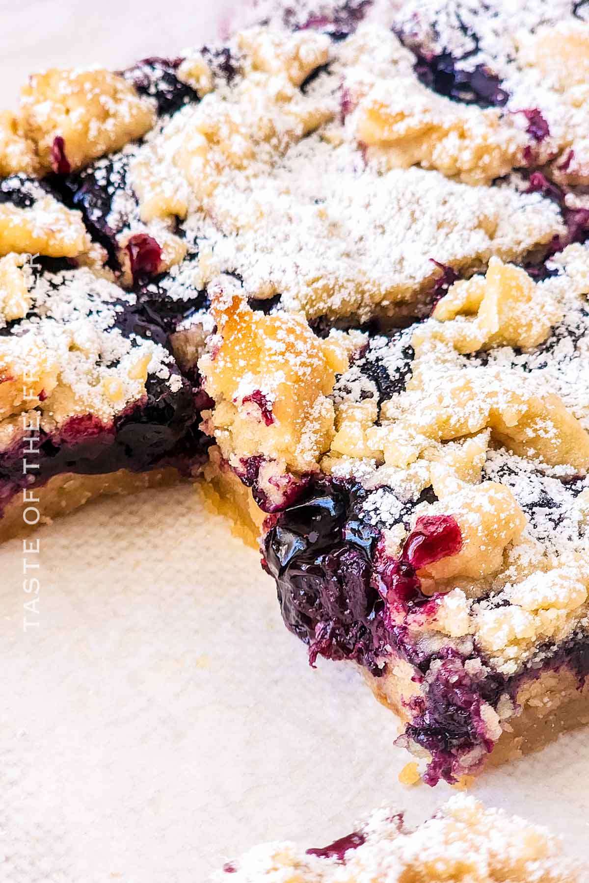 shortbread bars with fruit filling