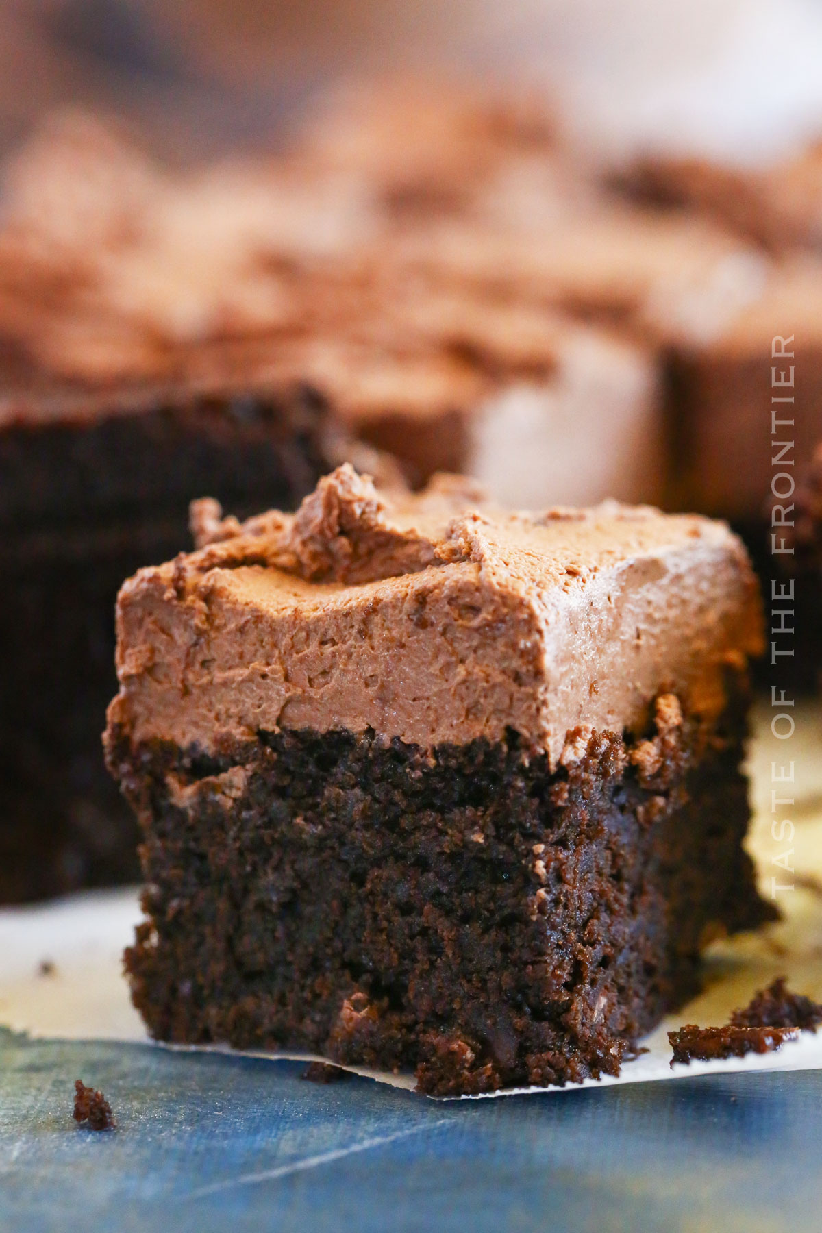 chocolate cake made with hazelnut spread