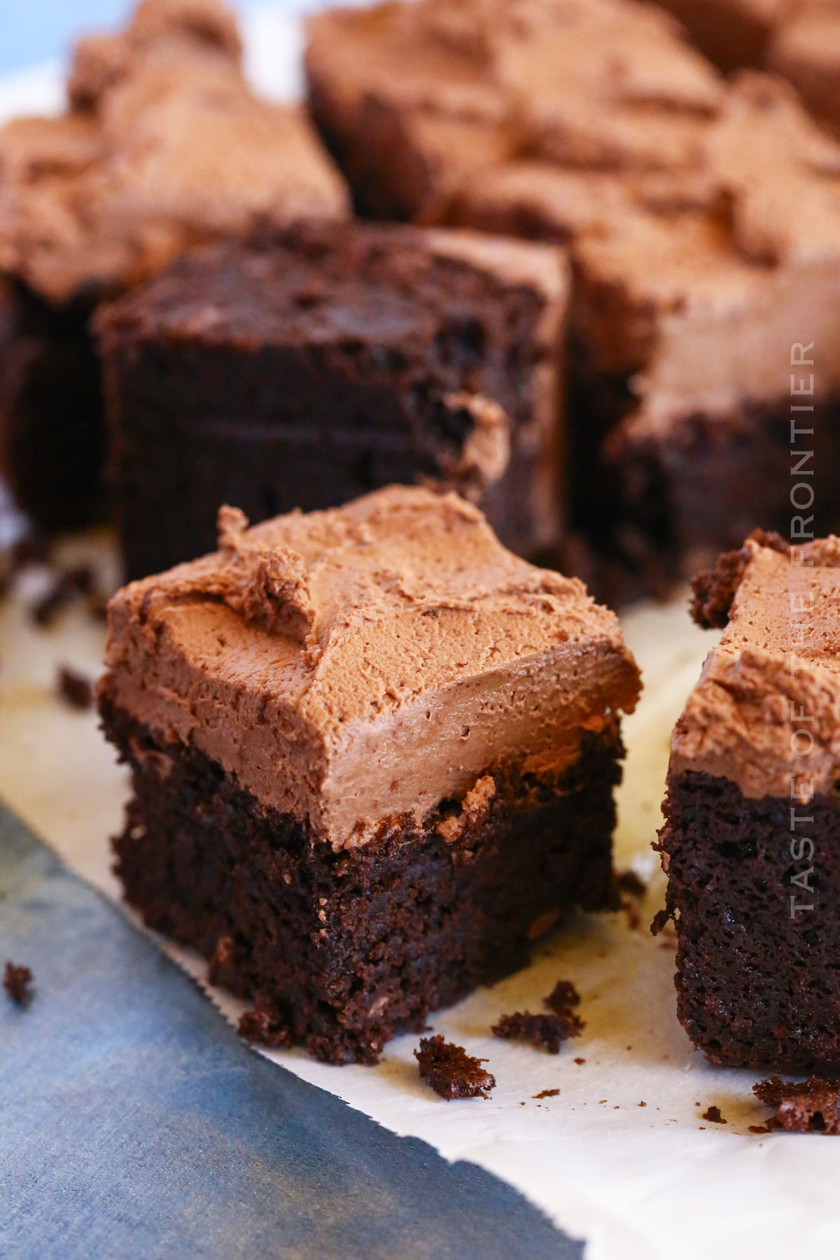 Nutella Cake with chocolate whipped cream