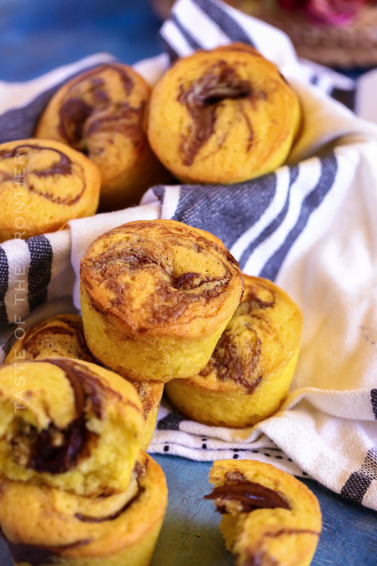 chocolate swirl muffins for breakfast