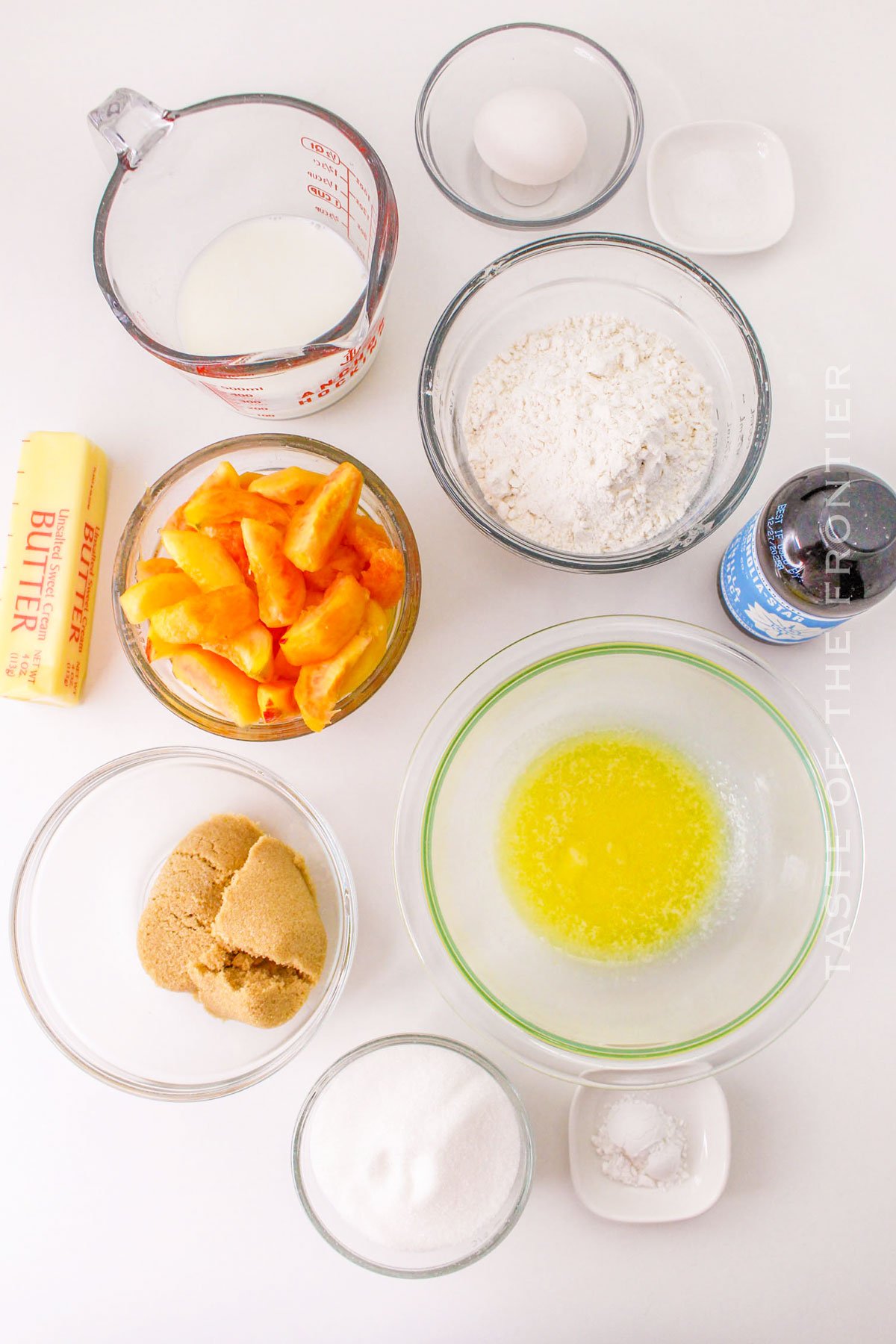 Old Fashioned Peach Cake ingredients
