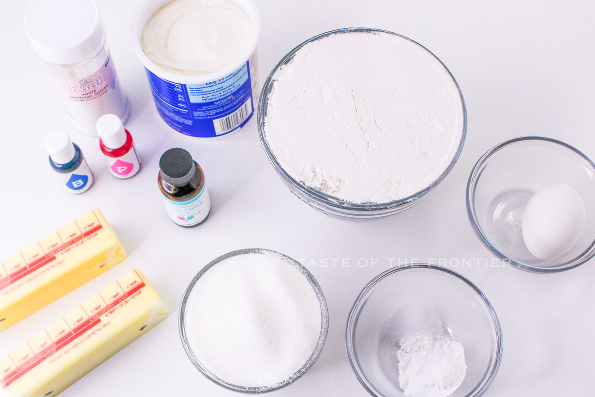 Cotton Candy Cookie ingredients