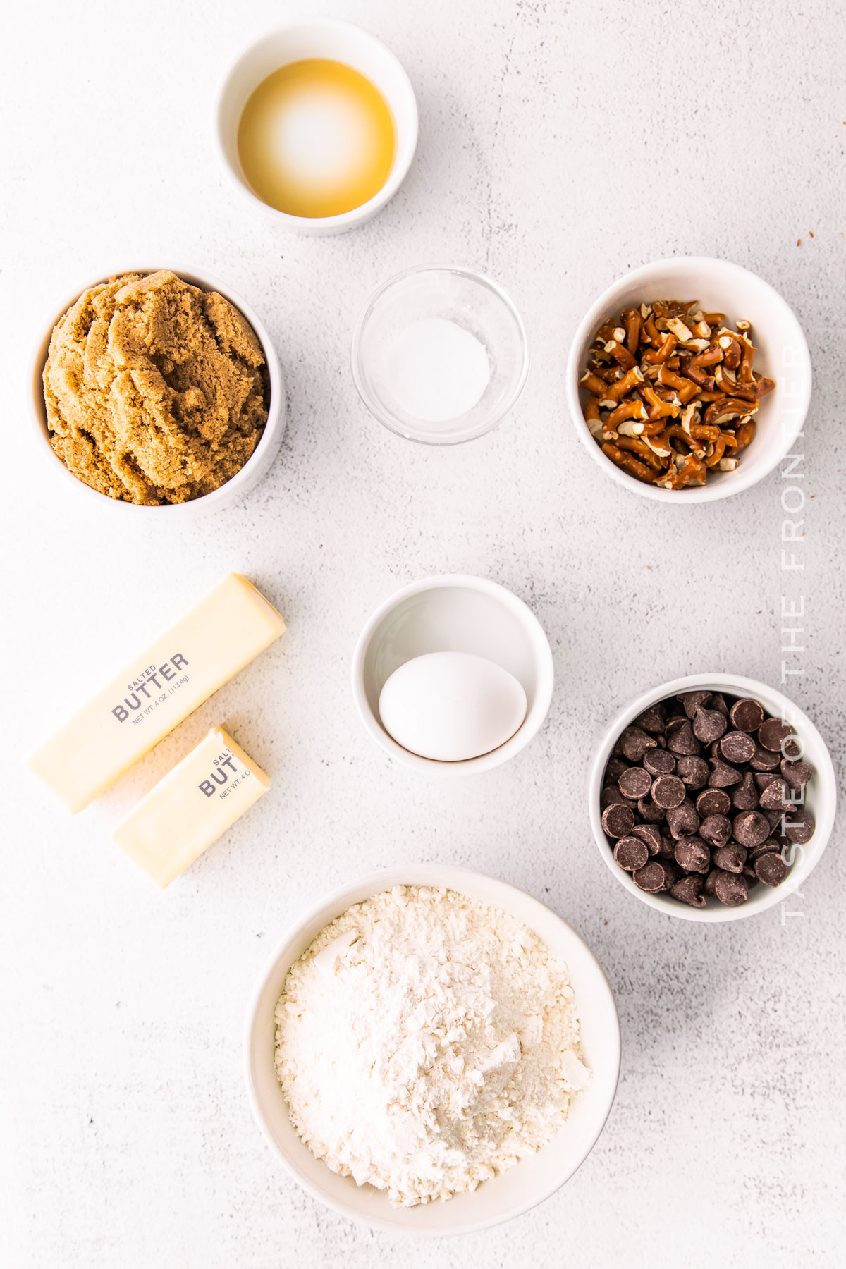 Pretzel Chocolate Chip Cookie ingredients