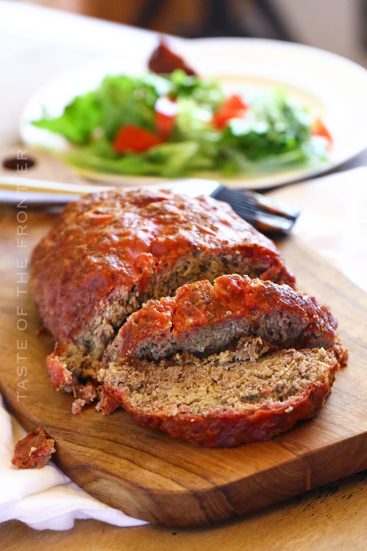 Smoked Meatloaf dinner