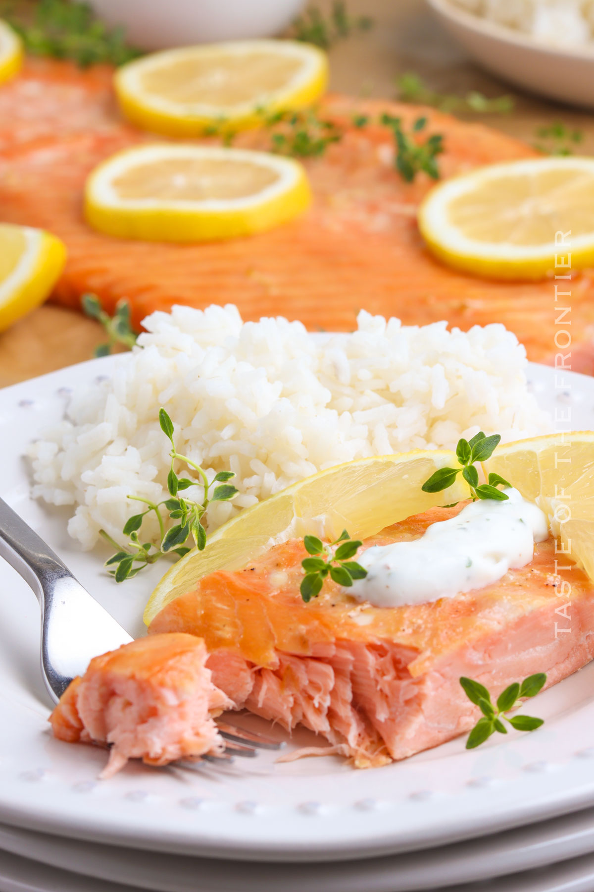 salmon dinner