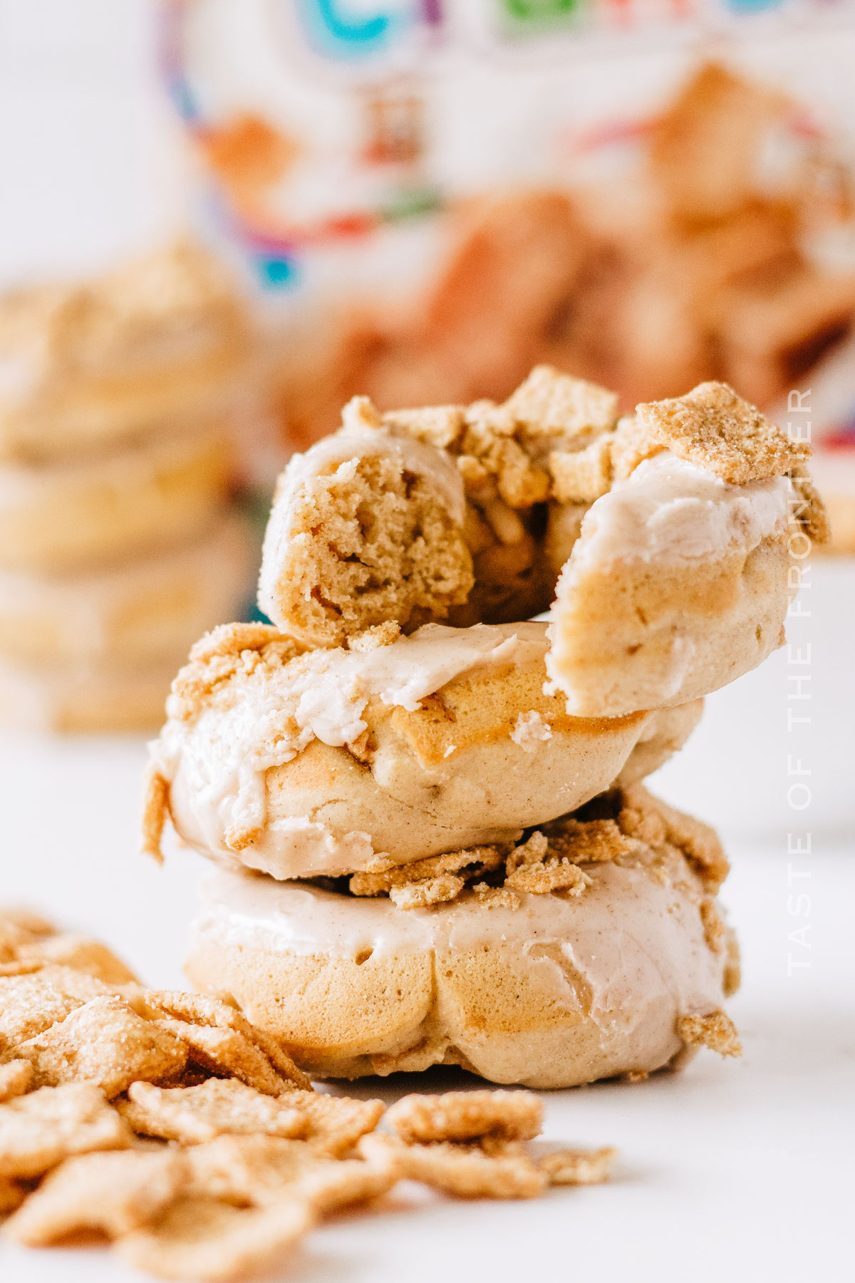 stack of Cinnamon Doughnuts