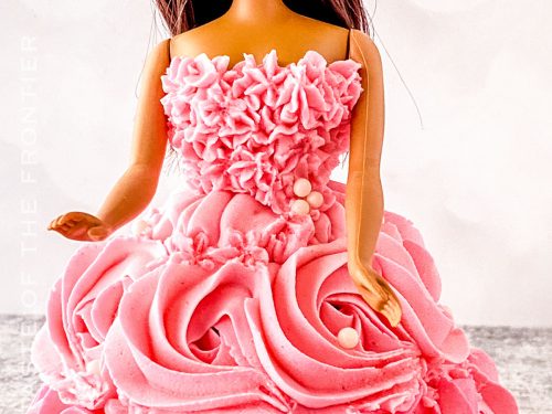 Barbie Doll Cake + Balloons | Baby Girl Birthday Cake