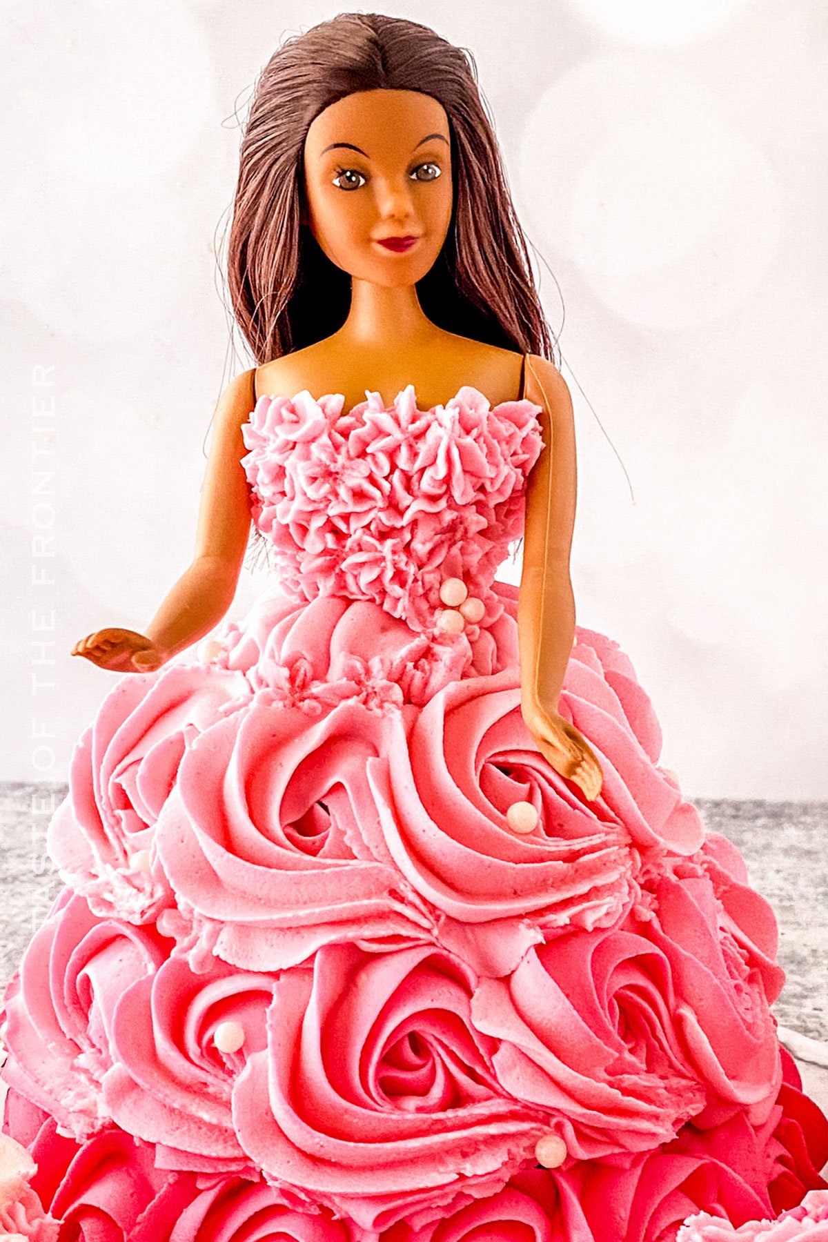 barbie dress cake