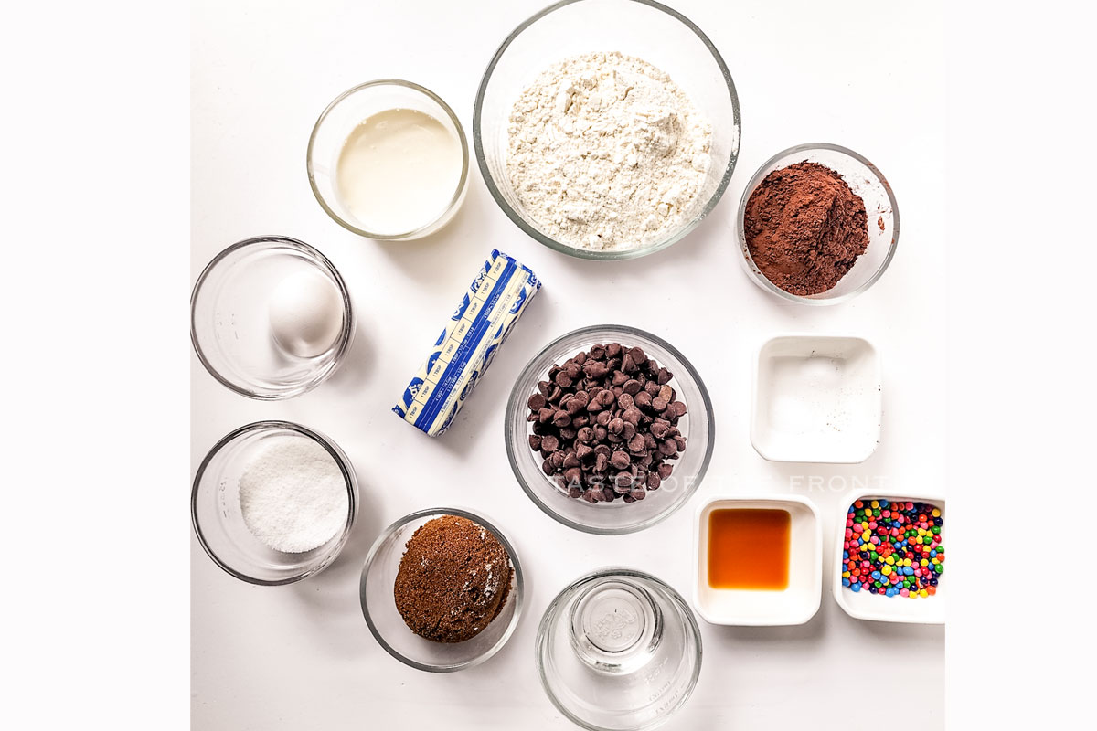 Cosmic Brownie Cookie ingredients