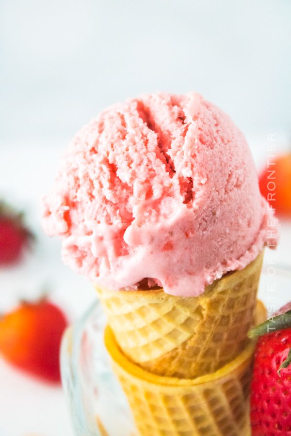 Dairy-Free Strawberry Ice Cream