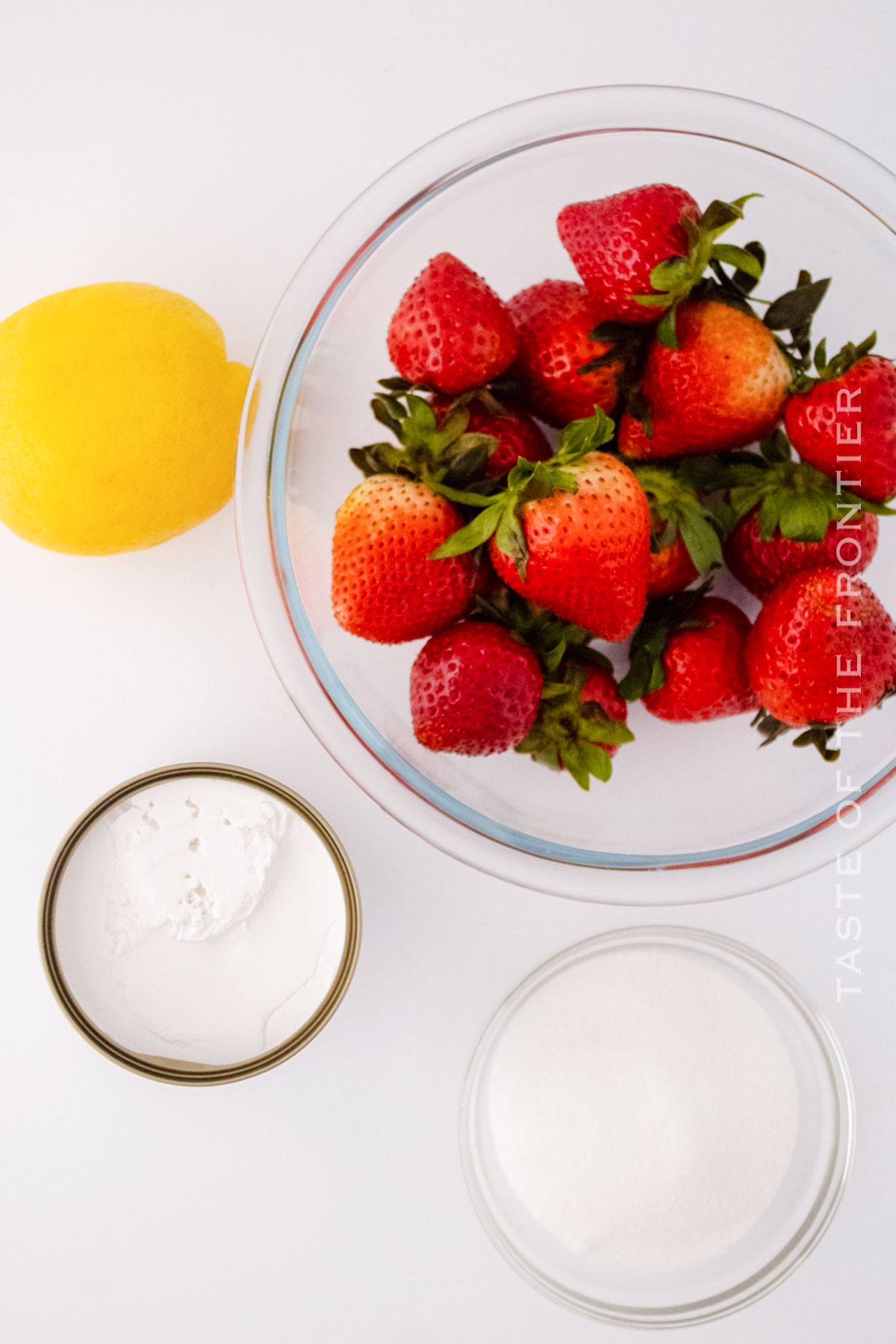 Dairy-Free Strawberry Ice Cream ingredients