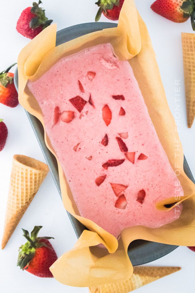 DairyFree Strawberry Ice Cream Taste of the Frontier