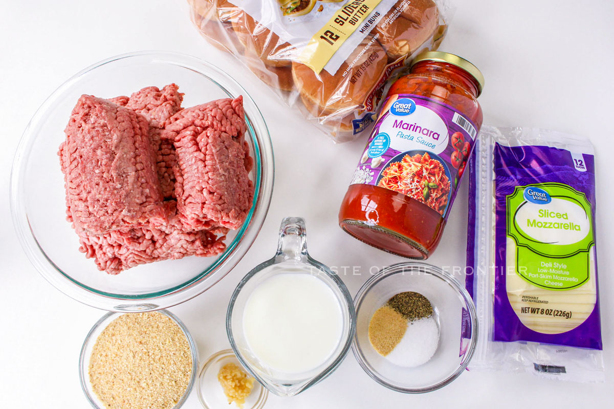 Meatball Slider ingredients